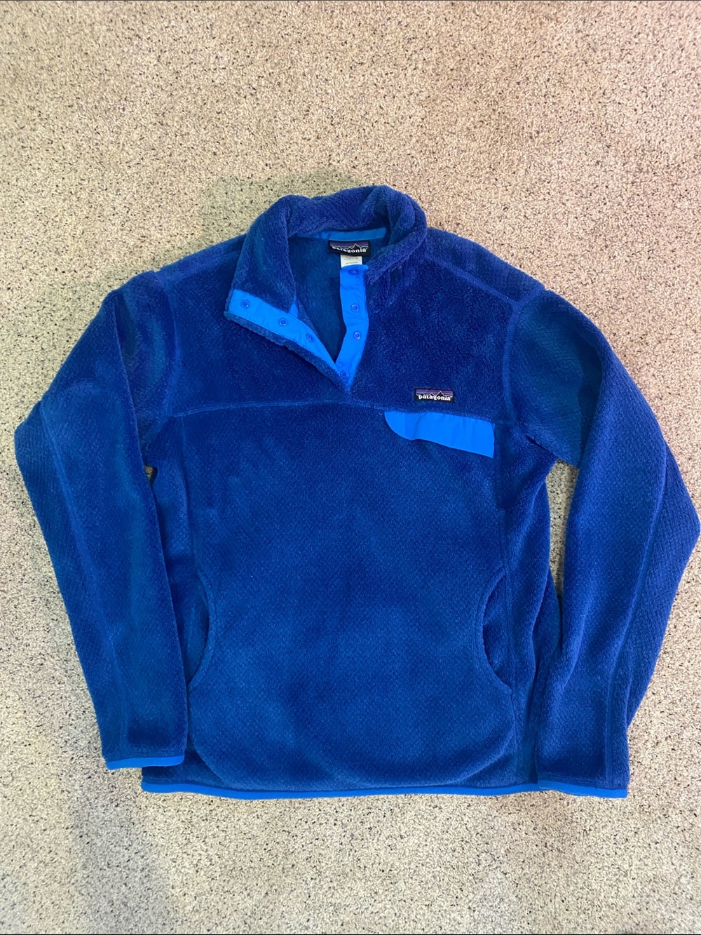 Patagonia Royal Blue Snap Pullover Fleece
